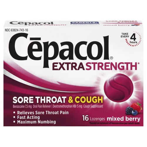 Reckitt Benckiser Cepacol Throat/Cough Lozenges