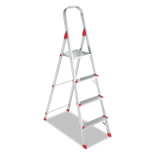 S 4' Euro Aluminum Platform Ladder