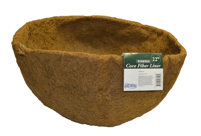 22'' Round Replacement Coco Liner - Brown - With Soil Moist Mat