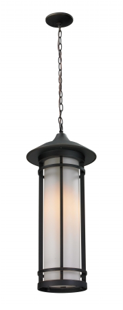 530chb-orb- Outdoor Chain Light Oil Rubbed Bronze Aluminum Glass