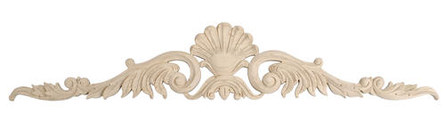 5apd10375 Small Carved Wood Applique