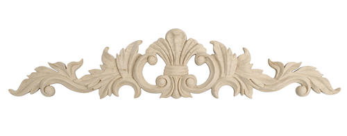 5apd10393 Extra Large Carved Wood Applique