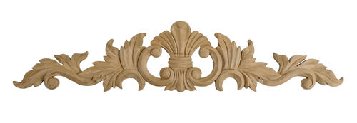 5apd10394 Extra Large Carved Wood Applique