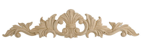 5apd10396 Extra Large Carved Wood Applique