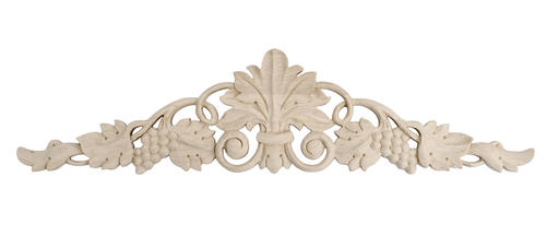 5apd10397 Small Carved Wood Applique
