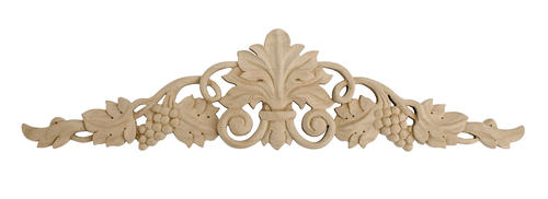 5apd10399 Small Carved Wood Applique