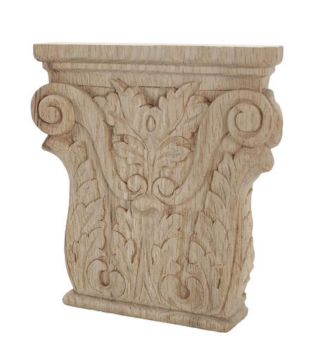 5apd10436 Small Carved Wood Applique