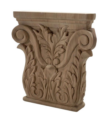 5apd10447 Extra Large Carved Wood Onlay