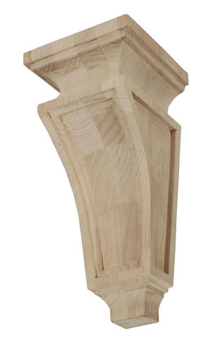 5apd10451 Extra Small Mission Wood Corbel