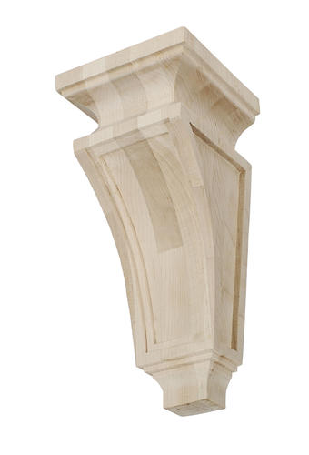 5apd10452 Small Mission Wood Corbel