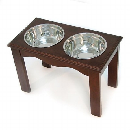 Pet Diner, Large Size, With Espresso Finish