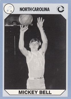 Mickey Bell Basketball Card (North Carolina) 1990 Collegiate Collection No.166