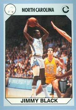 Jimmy Black Basketball Card (North Carolina) 1990 Collegiate Collection No.57