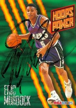 Eric Murdock autographed Basketball Card (Milwaukee Bucks) 1995 Hoops No.PR-30
