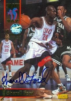 Sherrell Ford autographed Basketball Card (Illinois Chicago) 1995 Signature Rookies No.14