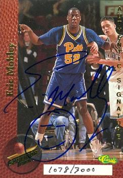 Eric Mobley autographed Basketball Card (Pittsburgh) 1995 Superior Pix Rookie