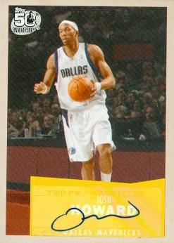 Josh Howard autographed Basketball Card (Dallas Mavericks) 2007 Topps No.97