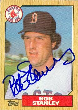 Bob Stanley autographed Baseball Card (Boston Red Sox) 1987 Topps No.175