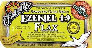 FOOD FOR LIFE, EZEKIEL 4:9, FLAX SPROUTED GRAIN BREAD