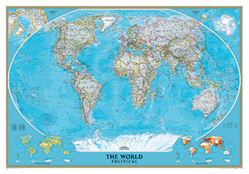 World Mural Map