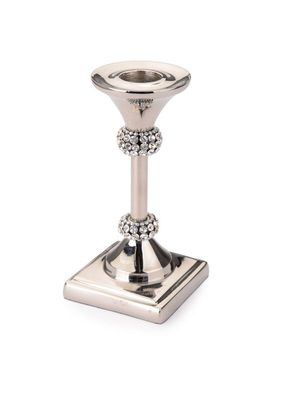 Classic Touch Décor Sdc160 Stainless Steel Candle Holder With Stones