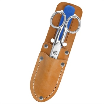 Leather, Pouch Knife And Scissor Kit