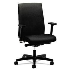 Hon Company Honiw104cu10 Ignition Series Mid-back Work Chair, Black Fabric Upholstery