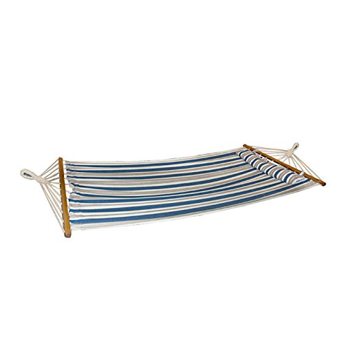 Bliss Hammock Bh-404h Hammock With Spreader Bars Oversized With Pillow In Nautical Stripe
