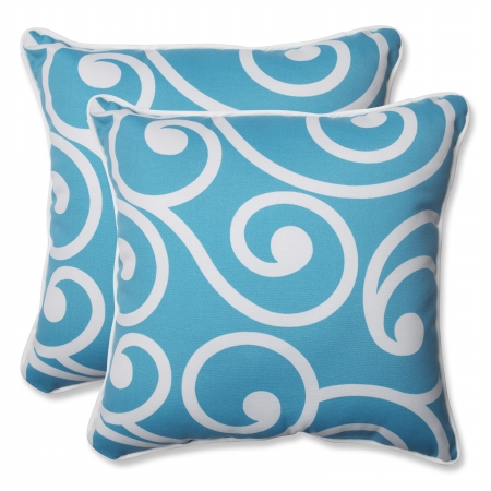 564180 Best Turquoise Throw Pillow 18.5 In. - Set Of 2