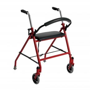 Drive Medical 1239rd Two Wheeled Walker With Seat