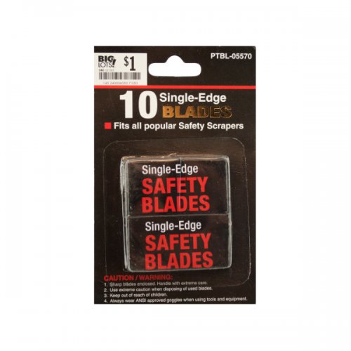 Mt518 10 Pack Single Edge Safety Blades Pack Of 24