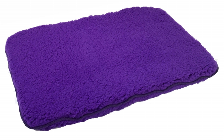 Alphapooch Bbc-1824-9-ulpr Unreal Lambskin Brute Bed, Purple