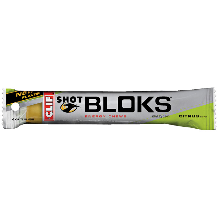 Clif Shot Blok Citrus Bar, Pack Of 18