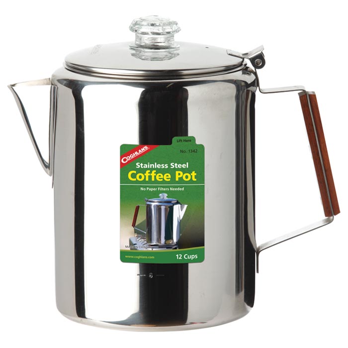12 Cup Stainless Steel Coffee Pots