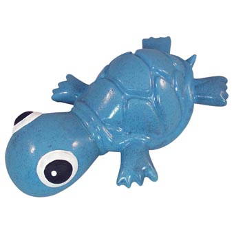 Retreads 3-play Turtle Pet Toy - Blue