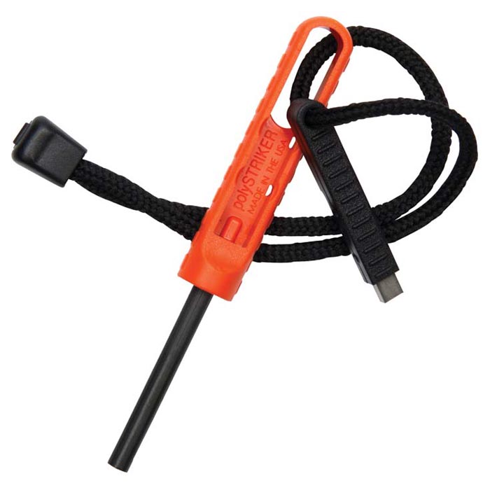 Polystriker Fire Starter - Orange & Black