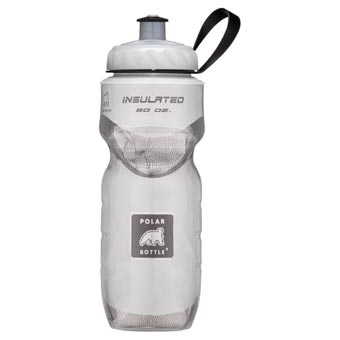 Insulated Water Bottle, 20 Oz. - White