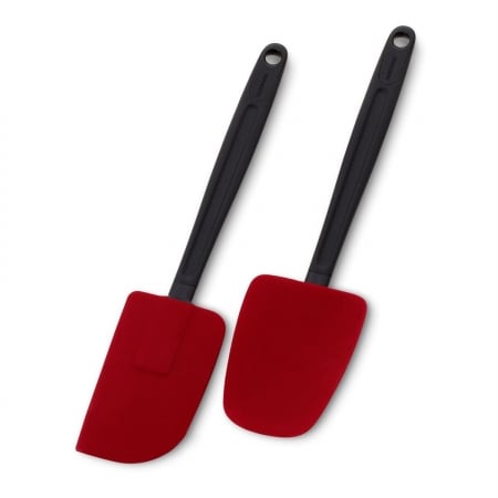 Lifetime Brand 5080283 Red 2 Piece Spatula Set, Red - Pack Of 3
