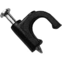 Ccsb Pbi Cable Clip Single With Nail Black