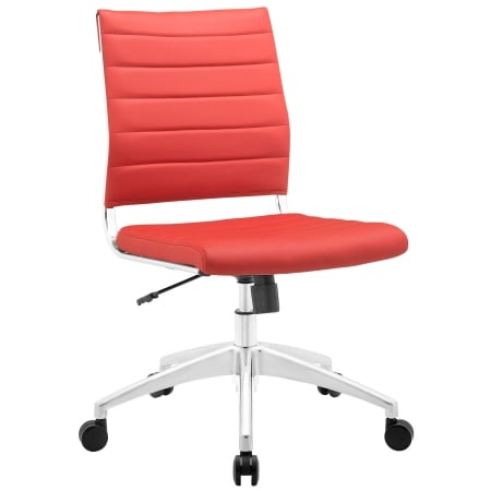 Eei-1525-red Jive Mid Back Office Chair, Red