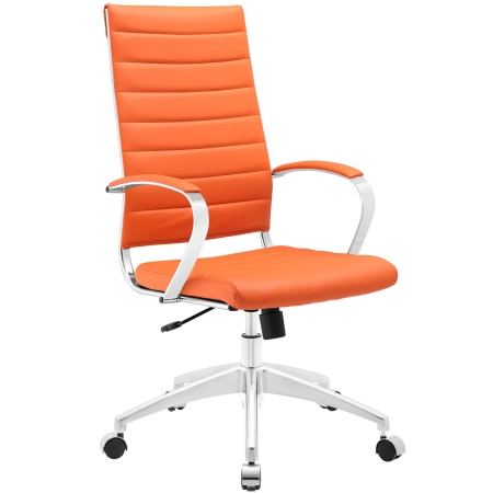 Eei-272-ora Jive Highback Office Chair, Orange