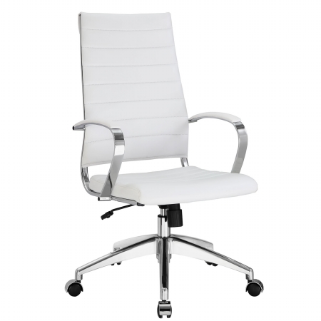Eei-272-whi Jive Highback Office Chair, White