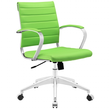 Eei-273-bgr Jive Mid Back Office Chair, Bright Green