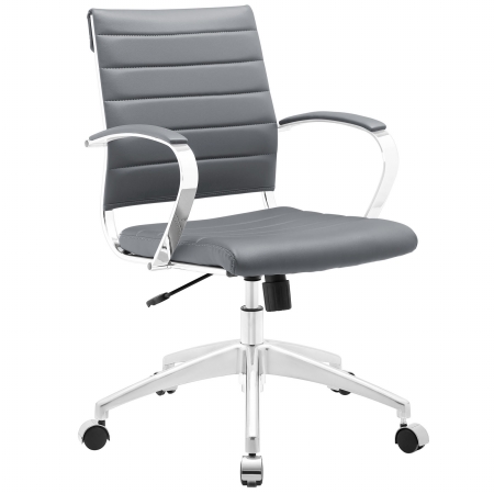 Eei-273-gry Jive Mid Back Office Chair, Gray