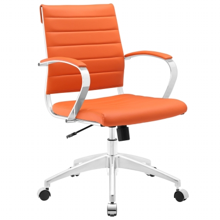 Eei-273-ora Jive Mid Back Office Chair, Orange