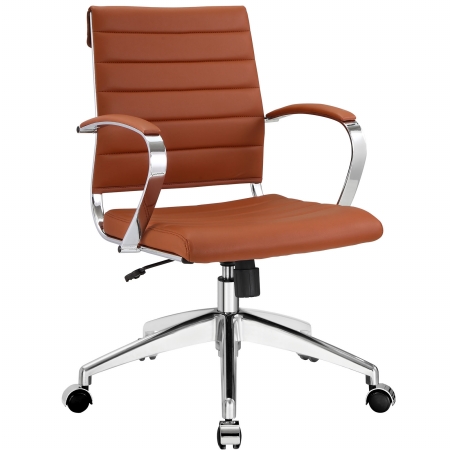 Eei-273-ter Jive Mid Back Office Chair, Terracotta