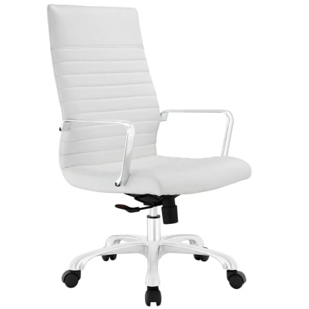 Eei-1061-whi Finesse Highback Office Chair, White