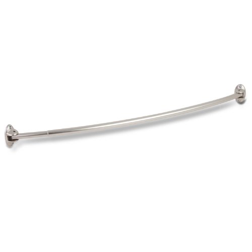 Bth-03382 Shower Rod 72 In Curved, Brushed Nickel