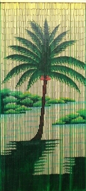 5290 Halcyon Palm Tree Curtain