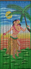5292 Dancing Hula Girl Curtain